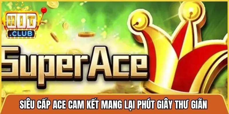 Siêu cấp ACE hiện nay cam kết mang lại phút giây thư giãn tuyệt đỉnh