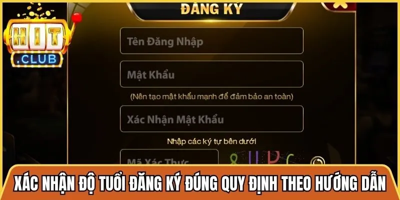 Xác nhận độ tuổi đăng ký cổng game đúng quy định theo hướng dẫn